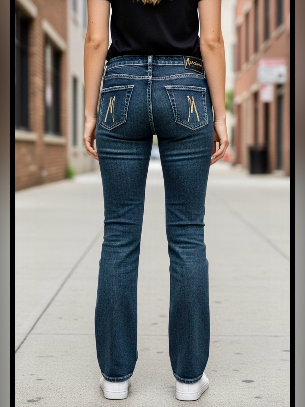 Marciano by Guess Dark Blue Women's Straight Jeans size 28